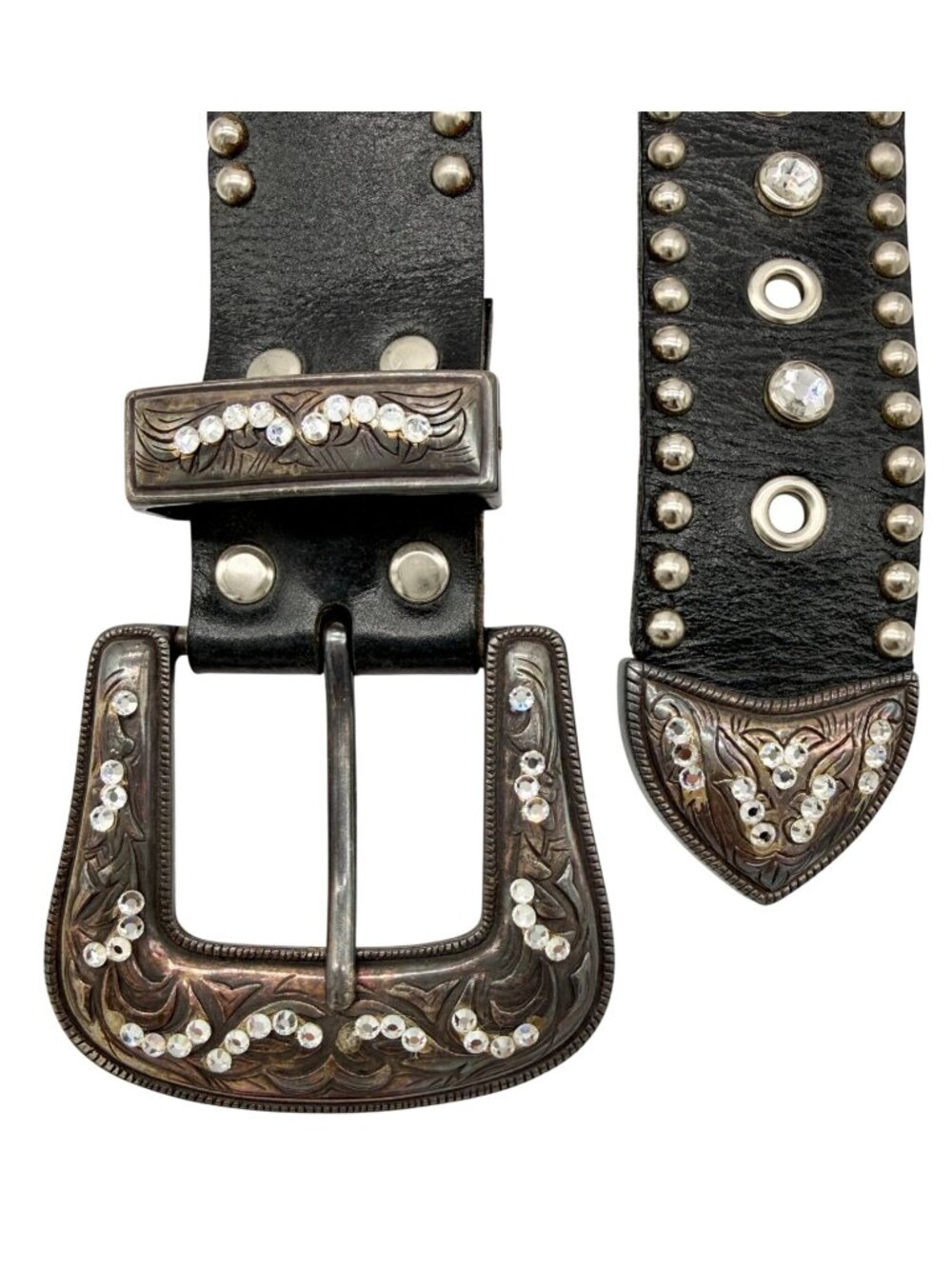 Cache Bedazzled Belt Vintage